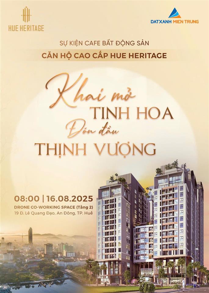 Hot! căn hộ cao cấp hue heritage 3pn  giá tốt thị trường chỉ 4,x tỷ nhỏ