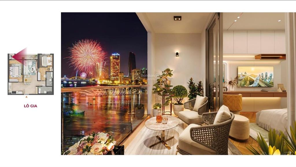 Hiếm có căn 2pn peninsula đà nẵng  trực diện sông hàn  căn nổi bật dự án