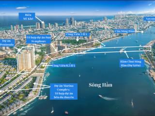 Duy nhất căn 2pn peninsula da nang  trực diện sông hàn  quỹ căn đẹp nhất dự án