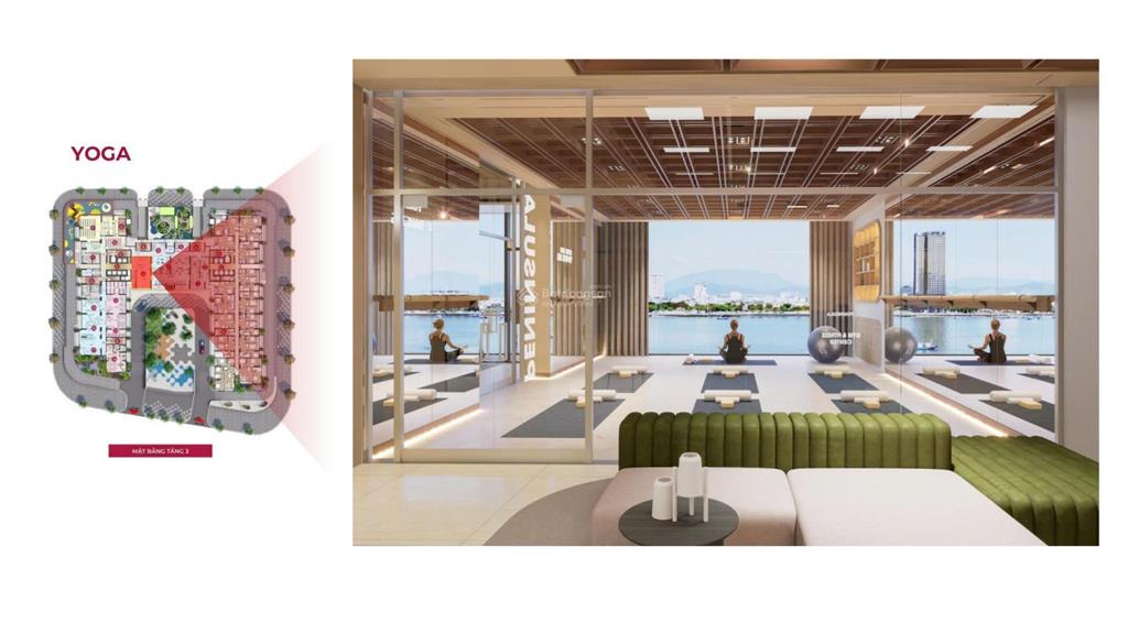 Hiếm có căn 2pn peninsula đà nẵng  trực diện sông hàn  căn nổi bật dự án