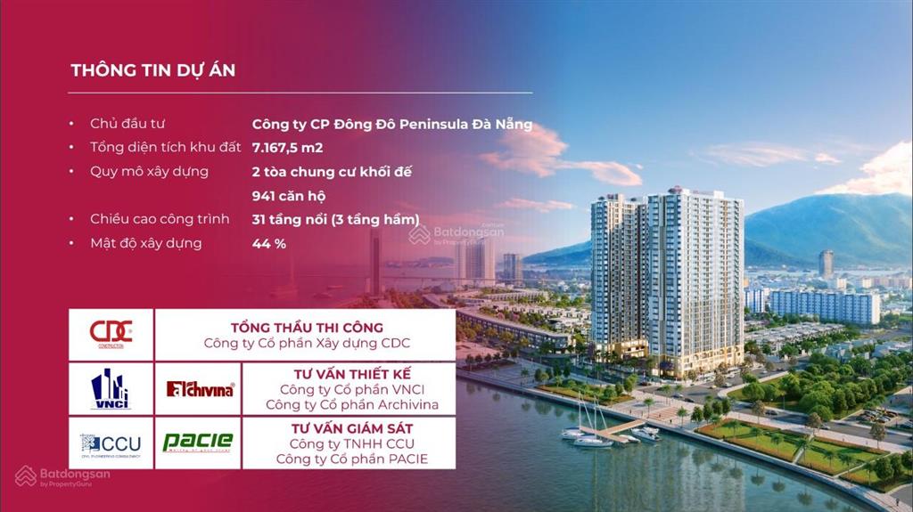 Hiếm có căn 2pn peninsula đà nẵng  trực diện sông hàn  căn nổi bật dự án