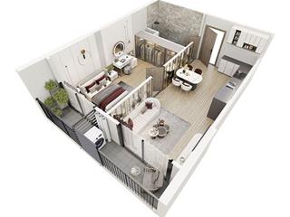 Cc bán 1pn paris 6 đông bắc rẻ nhất phân khu paris