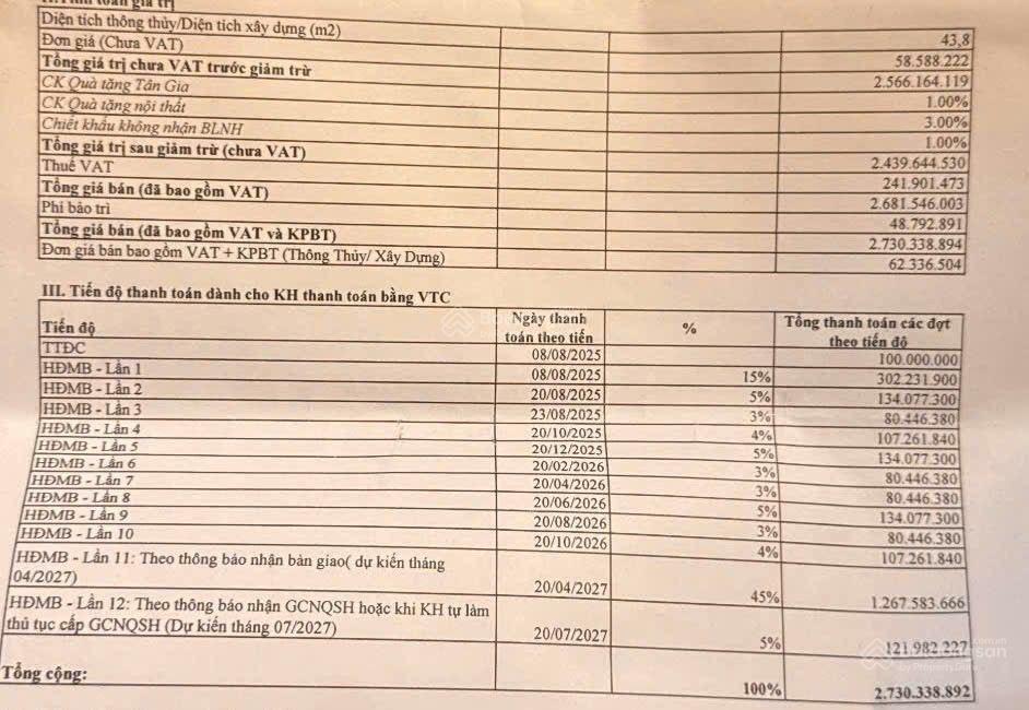 Cc bán 1pn paris 6 đông bắc rẻ nhất phân khu paris