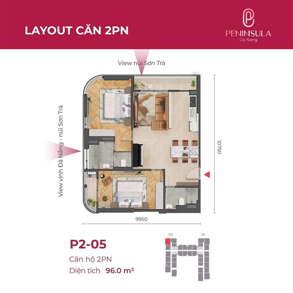 Giá từ cđt  căn hộ góc view vịnh đà nẵng & cầu thuận phước không gian sống đẳng cấp