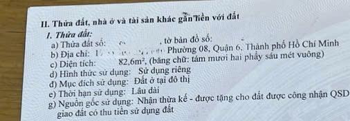 Đầu tư sinh lời  hàng hiếm  hxt bình tiên p8 q6  4 tầng  dt 93m2 (5x16m)  chỉ nhỉnh 9.x tỷ