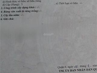 Nhà mới 41m chỉ 4.7 tỷ giáp chợ bình tiên quận 6