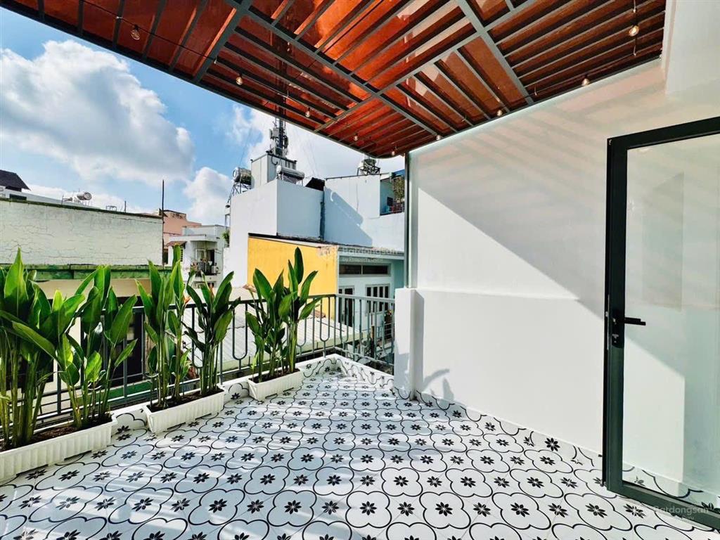 44m chỉ 5.4 đ.ồng hẻm xe tải  nhà mới 3 lầu bình tây quận 6