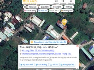 Bán lô đất liền kề tổng (225m2)  khu dân cư cây quéo  quốc lộ 55