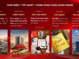 Giỏ hàng vip từ chủ đầu tư khai hoan prime  căn hộ chuẩn resort view sông