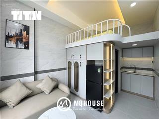 Cho thuê căn hộ có gác  xây mới 100%  thang máy  full nt  ngay vòng xoay đbp