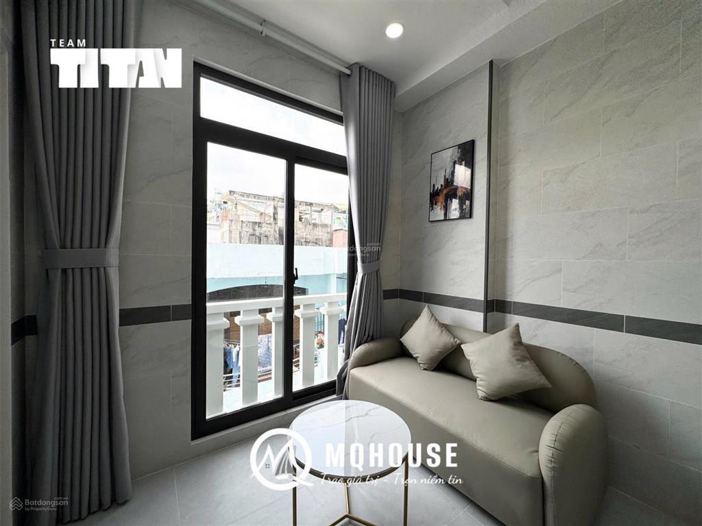 Cho thuê căn hộ có gác  xây mới 100%  thang máy  full nt  ngay vòng xoay đbp