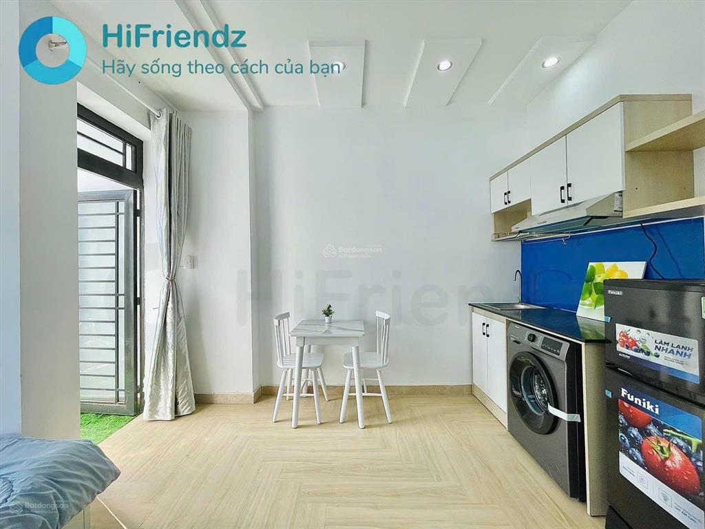 Cho thuê căn hộ studio  bancol  full nt  gần học viện cảnh sát