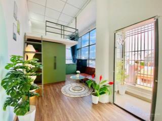 Cho thuê ch duplex  bancol  thang máy  view landmark 81  full nt  gần hàng xanh