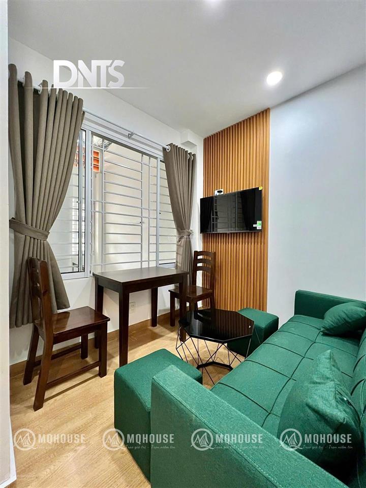 Khai trương ch 1 phòng ngủ mới xây  bancol  thang máy  full nt  gần cầu kiểu