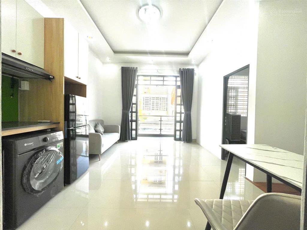 Cho thuê căn hộ 1pn  siêu rộng  bancol  full nt  nguyễn gia trí