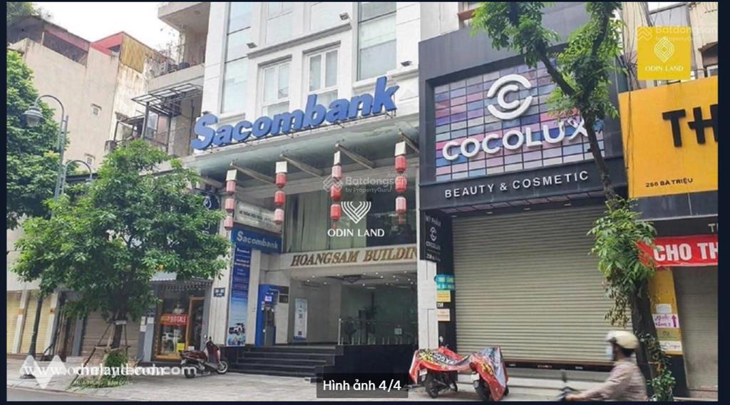 Cho thuê nhà mặt phố 258 bà triệu, 95 triệu, 160m2, 2 tầng, mặt tiền 5.5m