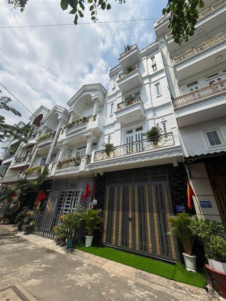 Siêu phẩm 4 tầng hẻm nhựa 10m xe hơi thông  lê văn khương  quận 12  giáp gv  giá 5.950 tỷ tl