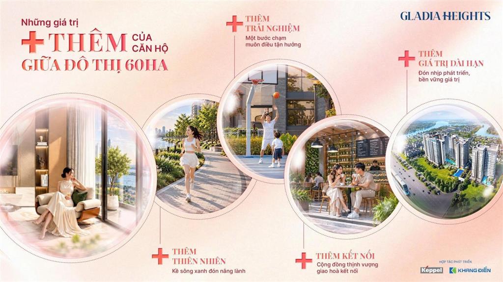 Bán căn hộ gladia heights của khang điền và keppel tại bình trưng (quận 2 cũ)