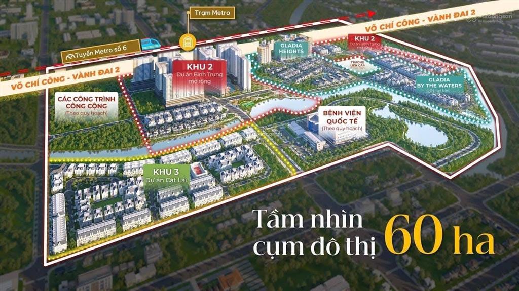 Bán căn hộ gladia heights của khang điền và keppel tại bình trưng (quận 2 cũ)