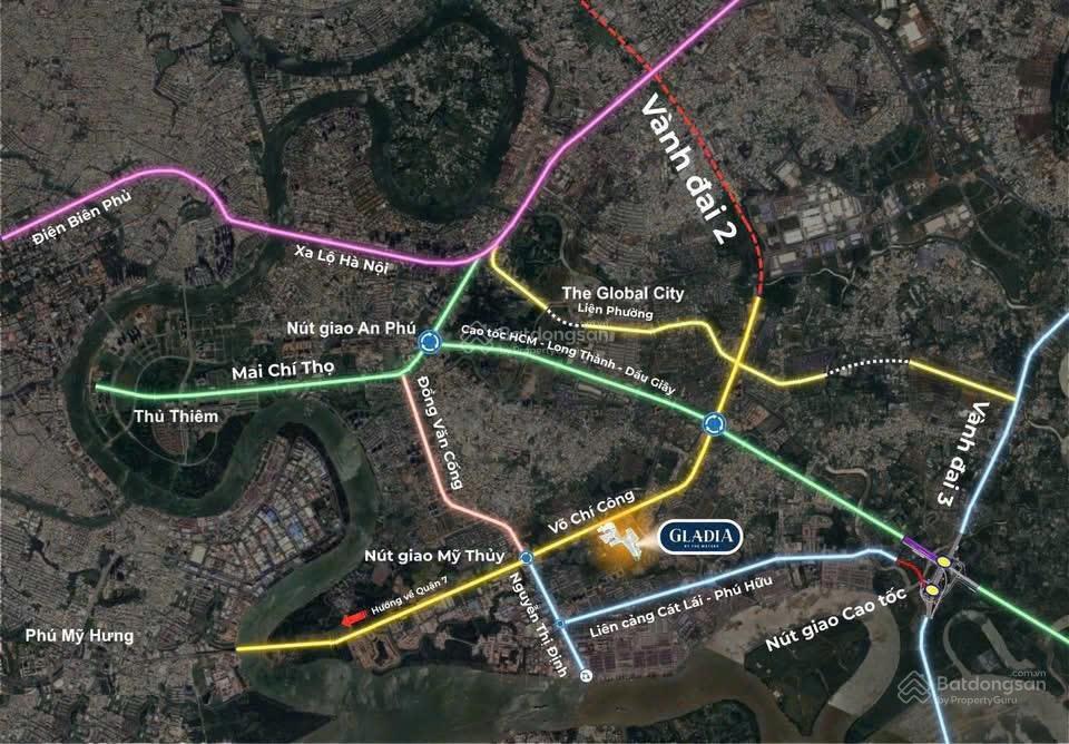 Bán căn hộ gladia heights của khang điền và keppel tại bình trưng (quận 2 cũ)