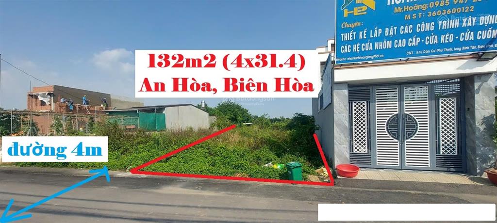 Bán đất tt thành phố biên hòa, đồng nai