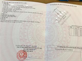 Bán gấp 100m2 thổ cư , đường nhựa chỉ 1 tỷ 650 xã tân thông hội, củ chi, sổ riêng