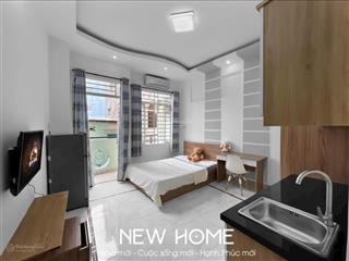 Căn studio bancol full nội thất 30m2  ngay khu trung tâm  sát cầu công lý