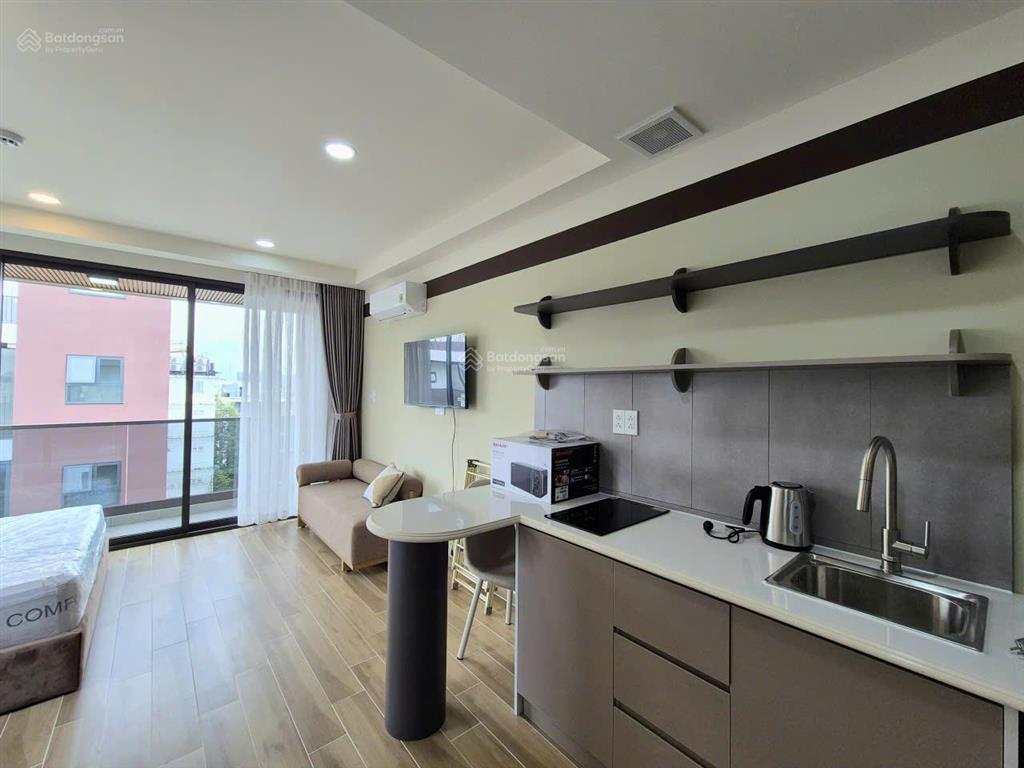 Căn hộ studio quận 2  diện tích 30m2  đầy đủ nội thất  có ban công  mới xây 100%