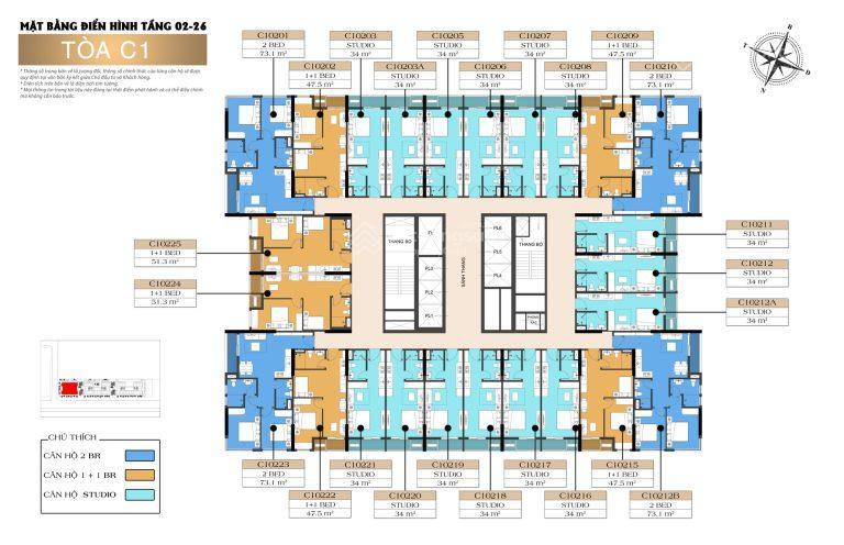 Tầng 16 bán lại căn view biển cuối cùng sun centro town, 1,8 tỷ căn hiếm có