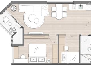 Bán căn 1pn+1 dự án skym hạ long full giá chỉ 2.7 tỷ chiết khấu 17%, quà tặng nội thất 50 triệu