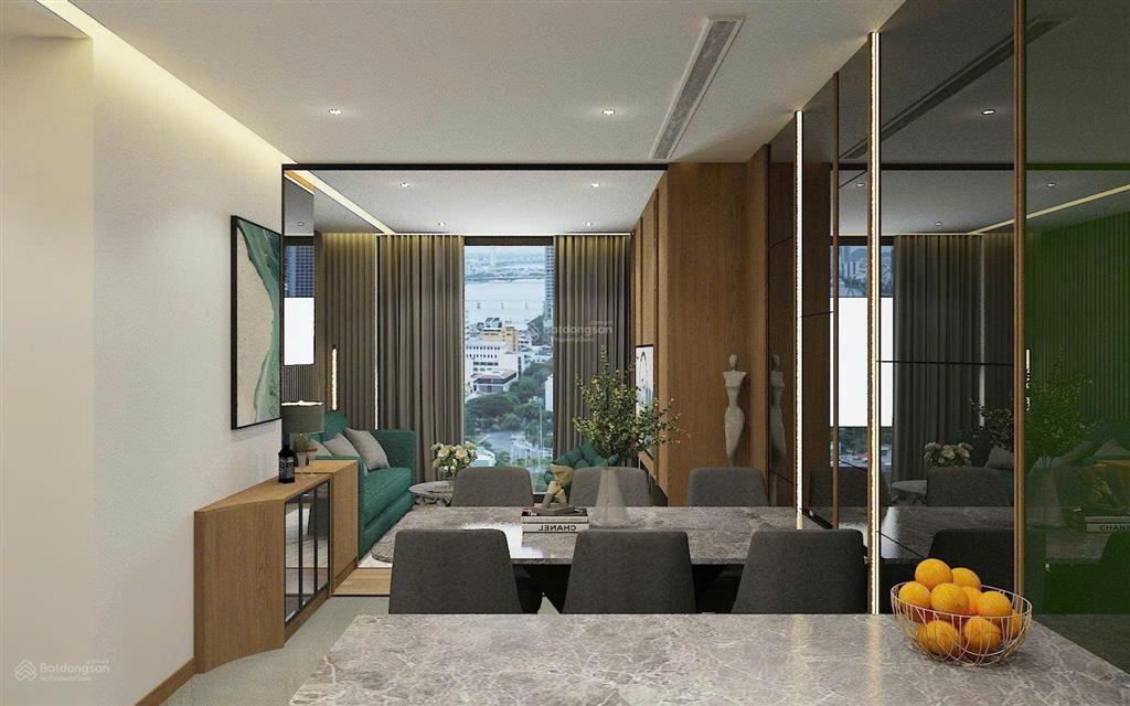 Chủ đi nước ngoài nên gửi bán căn hộ view sông hàn  đã có sổ đỏ  đang cho thuê tháng 26tr