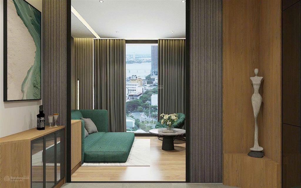 Chủ đi nước ngoài nên gửi bán căn hộ view sông hàn  đã có sổ đỏ  đang cho thuê tháng 26tr