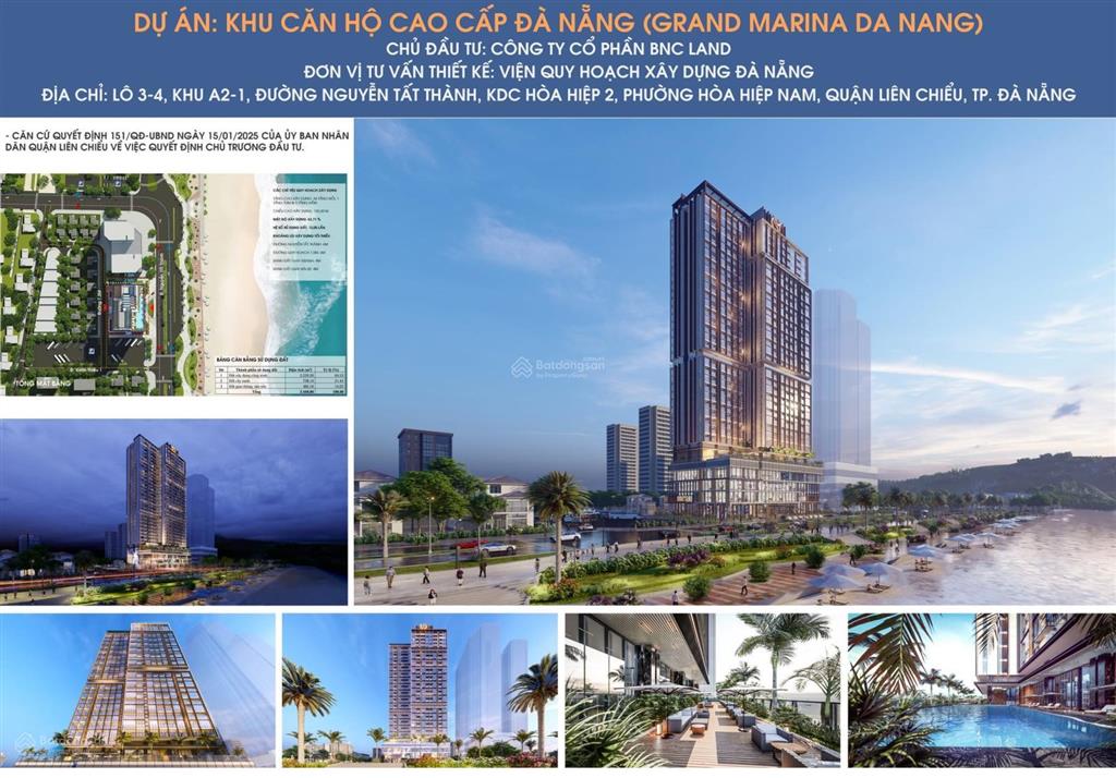 Grand marina đà nẵng sắp ra mắt căn hộ mặt tiền vịnh biển tại tây bắc đà nẵng.
