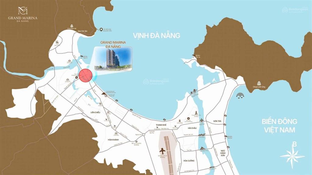 Grand marina đà nẵng sắp ra mắt căn hộ mặt tiền vịnh biển tại tây bắc đà nẵng.