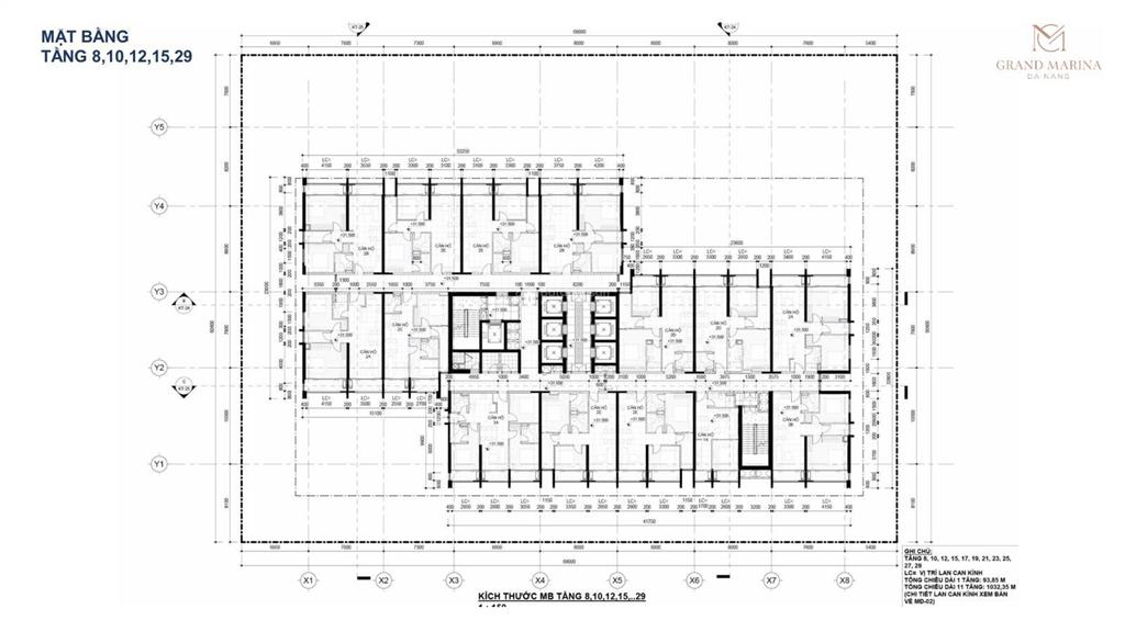 Căn hộ biển sở hữu lâu dài  view trực diện biển grand marina đà nẵng