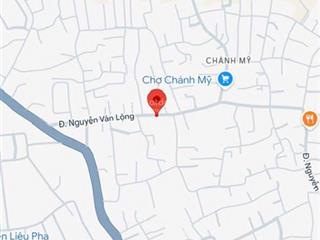 Đất mặt tiền nguyễn văn lộng, sổ hồng riêng, diện tích 94,5m2, đất vuông vức