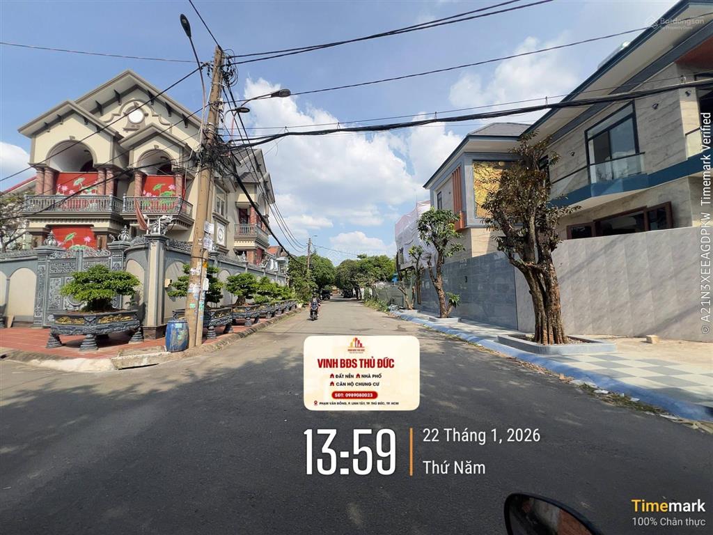 Bán lô đất đường linh trung  khu phân lô villa vip  172m2  chỉ 15.5 tỷ (tl)