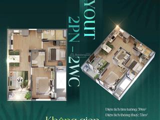 Căn hộ 2pn 2wc bàn giao full nội thất cao cấp + ứng dụng thông minh ngay pvđ, tt 300tr sở hữu ngay