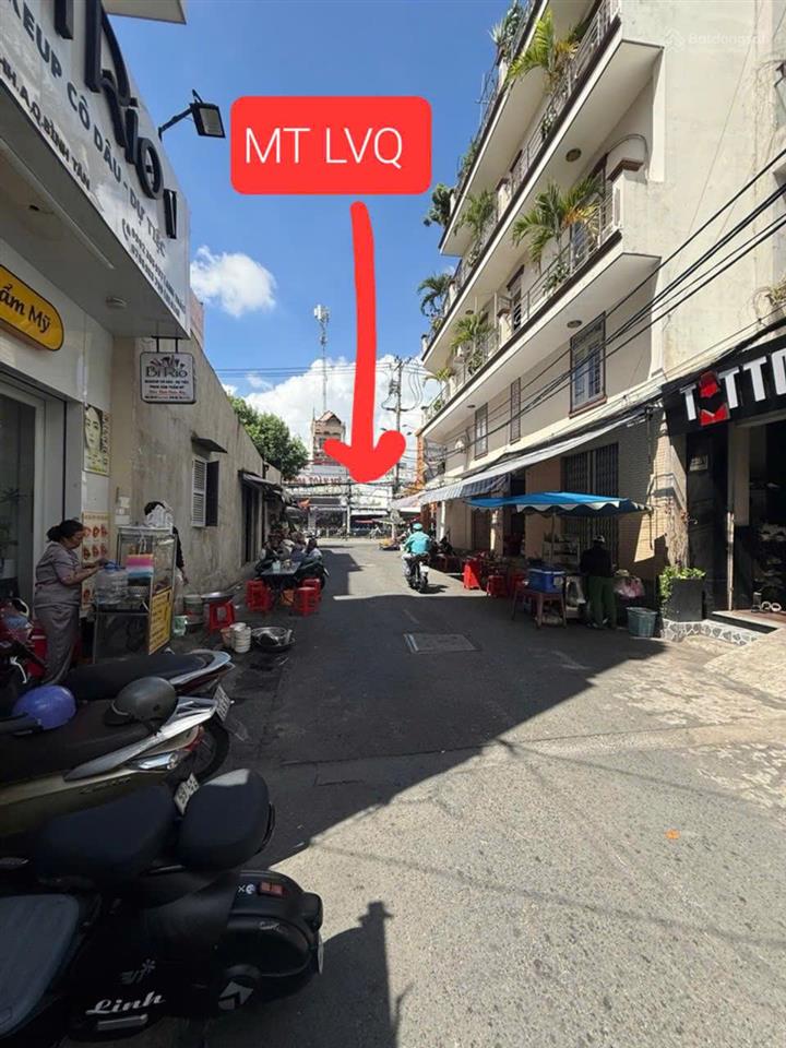 Nhà hẻm xe hơi 8m thông  sát mặt tiền lê văn quới  4x18m (71m2)  kế chợ lê văn quới