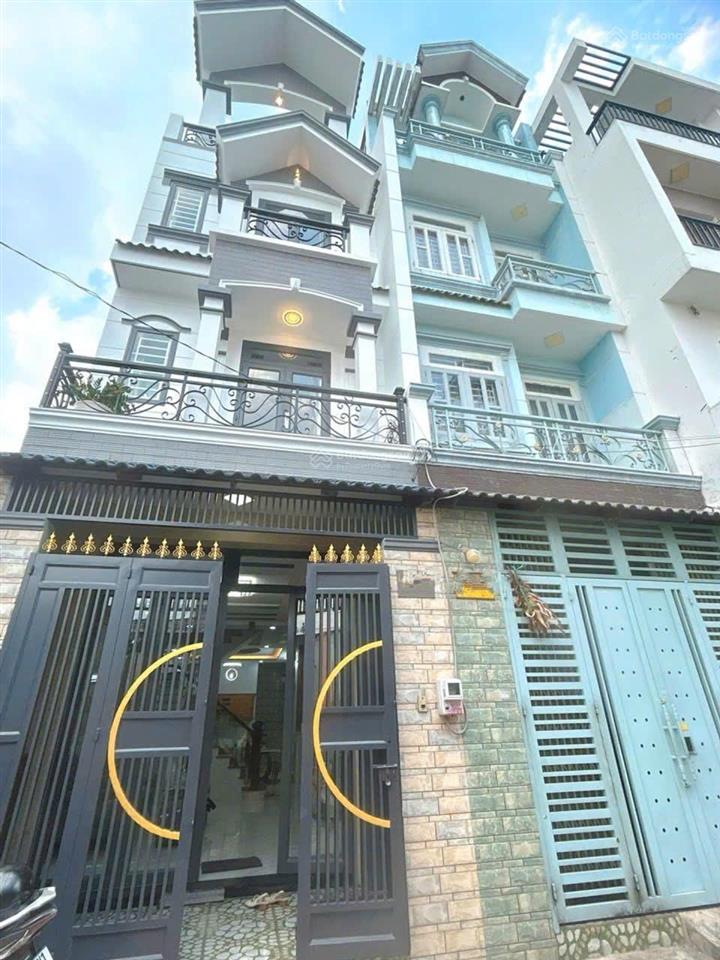 Giảm giá còn 6.98 tỷ nhà mới 4 tầng ngay chợ da sà, giáp quận 6