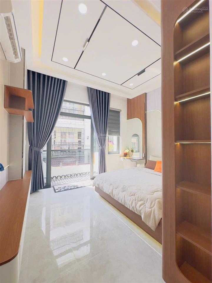 Nhà 59.6m2 lê quang định gần chợ gò vấp, xây 3 tầng, hẻm 6m, sổ hồng riêng