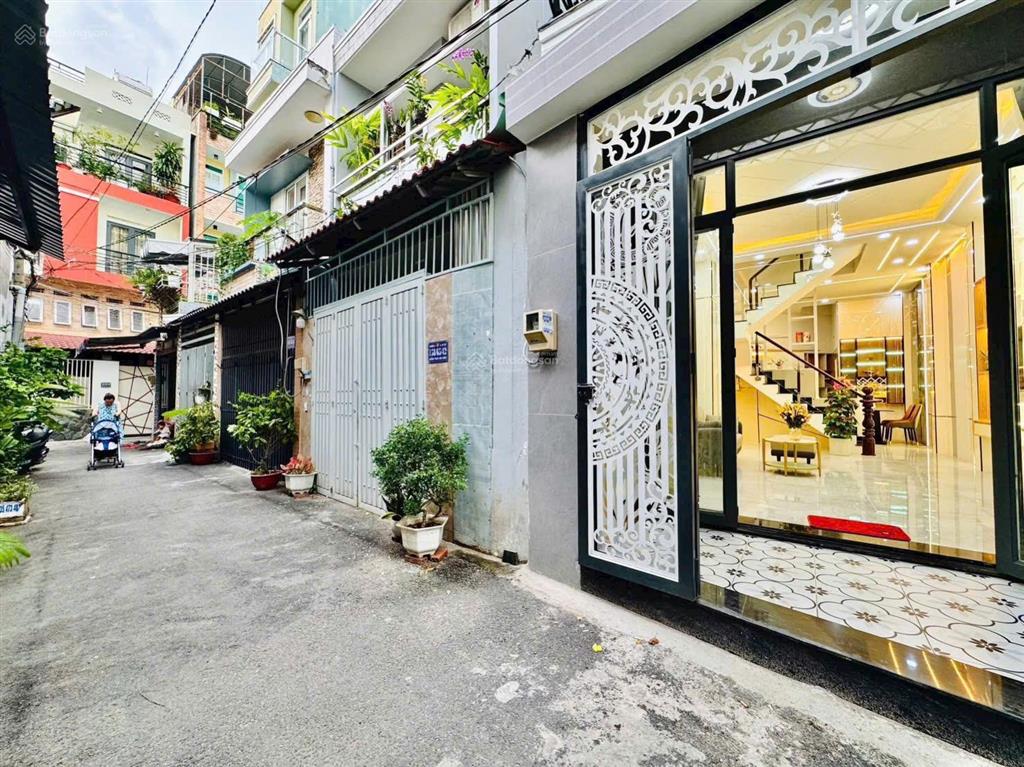 Bán nhà hẻm xe hơi lê trực, bình thạnh 48m² xây 3 tầng 4pn, sổ riêng, giá 5 tỷ 090. gần ung bướu