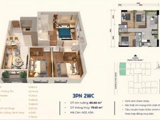 Bán căn hộ 3pn, 2wc chỉ với 6 tỷ, 86.85m2 tại khải hoàn prime, nhơn đức, nhà bè