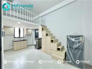 Căn hộ duplex mới keng đầy đủ nội thất có máy giặt riêng tại phòng