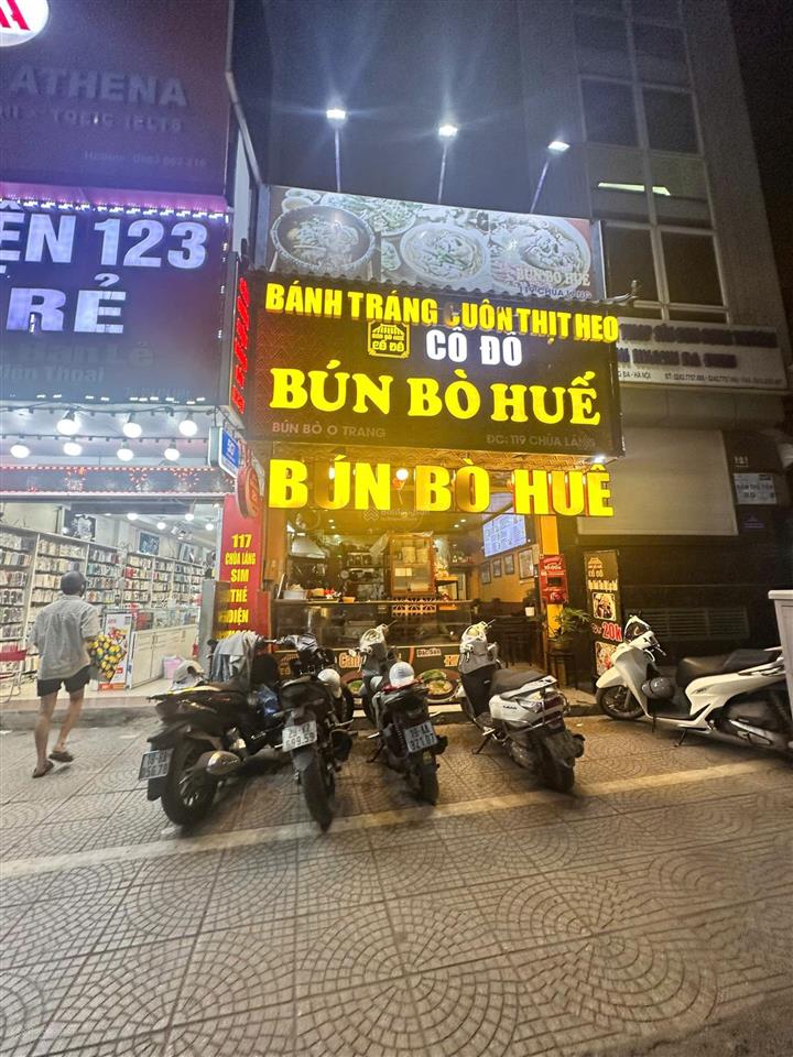 Cho thuê mbkd mặt phố chùa láng 70m x 4 tầng  riêng biệt, đoạn đẹp gần trường ngoại giao, vincom