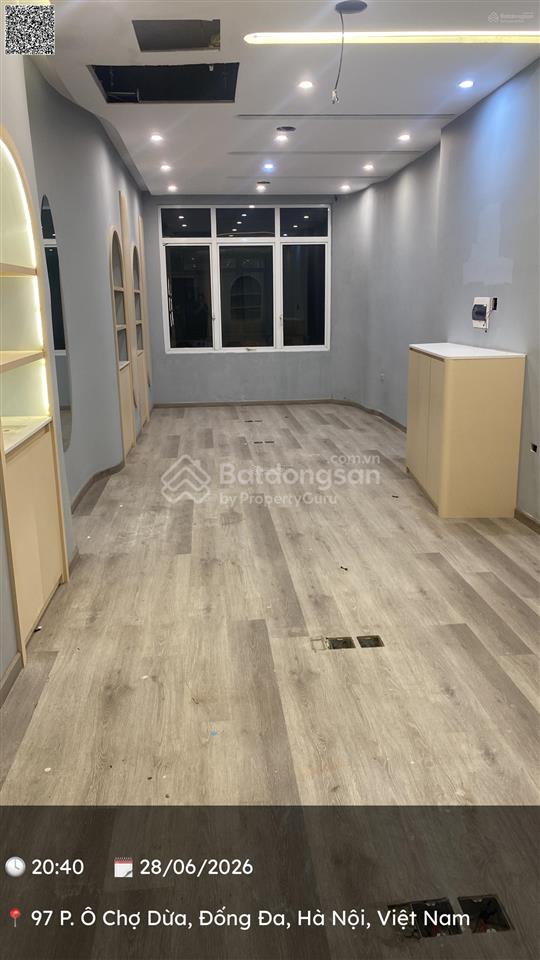 Cho thuê nhà mặt phố ô chợ dừa  q. đống đa, 65m2 x 4 tầng, mt 4.5m, giá 45 triệu, kd mọi mô hình
