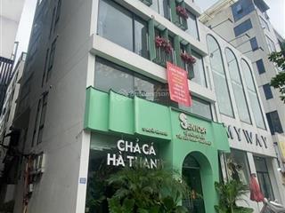 Cho thuê nhà mặt phố nguyễn văn huyên, cầu giấy 100m2 x 8 tầng, thang máy, pccc, kd mọi mô hình