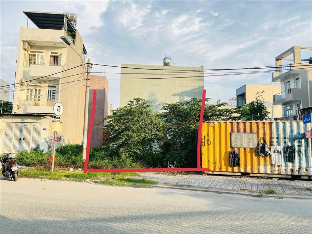Đất thổ cư ngang 6m mặt tiền đường số gần nguyễn thị tư phú hữu thủ đức