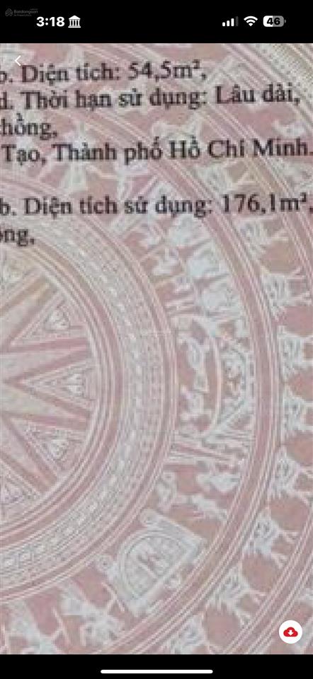 Nhà 4 tầng hẻm xe hơi lê đình cẩn 5 qua aeon tên lửa