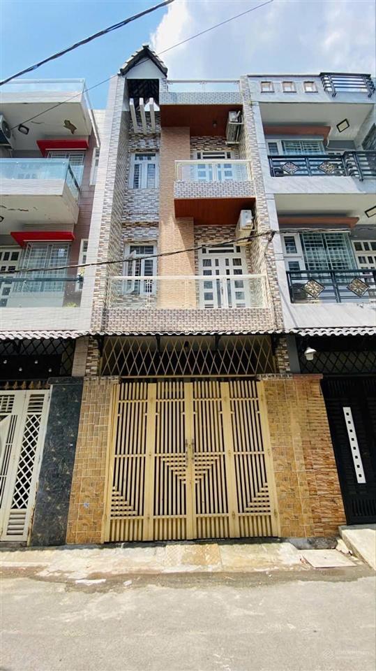 Nhà 4 tầng  hẻm e tải  lê v quới  mã lò
